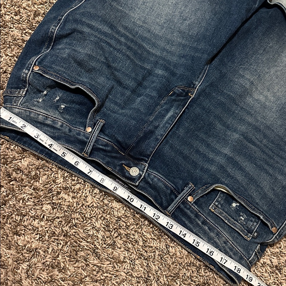 Judy Blue Bermuda Denim Jean Shorts Blue 3XL - Picture 5 of 8